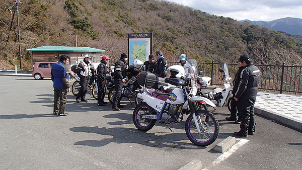 戸田港を見下ろす展望台